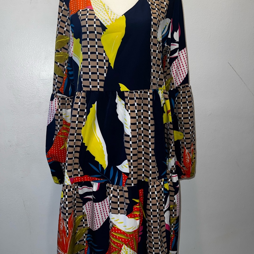 Floral Patchwork Dress